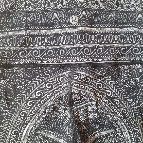 Lululemon Wunder Under Hi-Rise Tight Leggings Nulux 28 Ice Grey Black - Picture 5 of 8